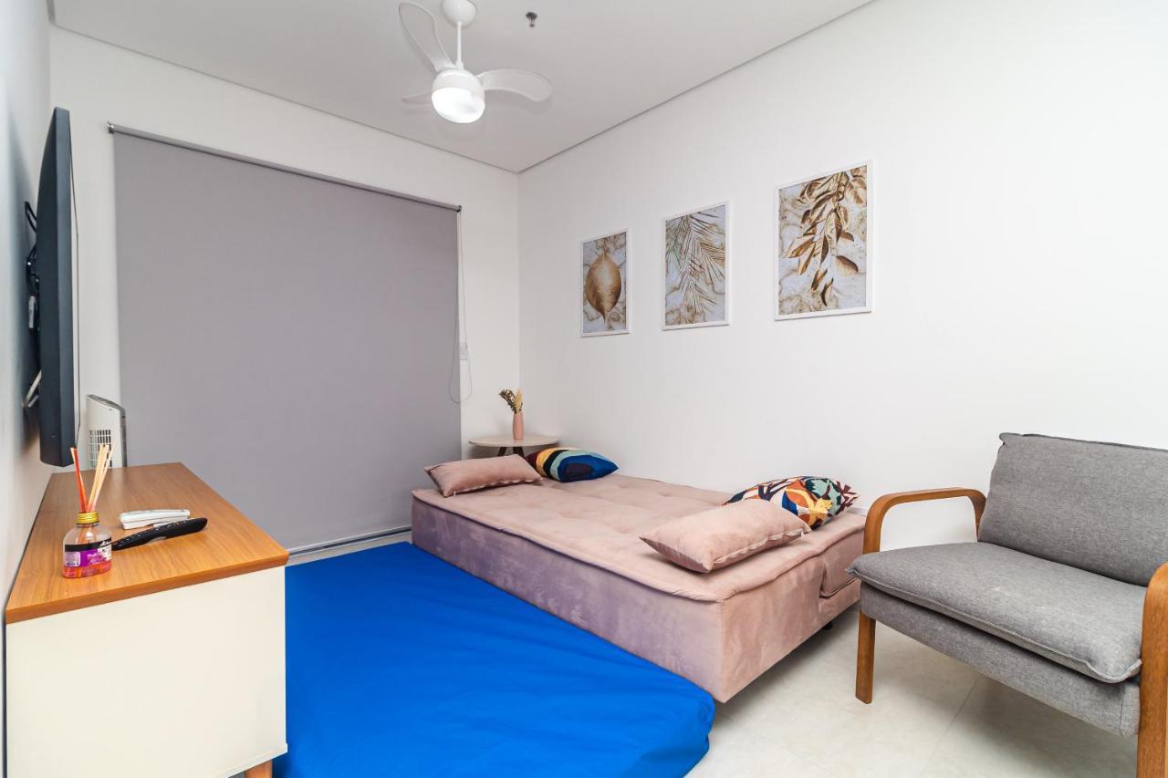 Apto Otima Localizacao A 100M Da Praia, Piscina, Ar Condicionado, Garagem E Portaria 24H プライア・グランデ エクステリア 写真