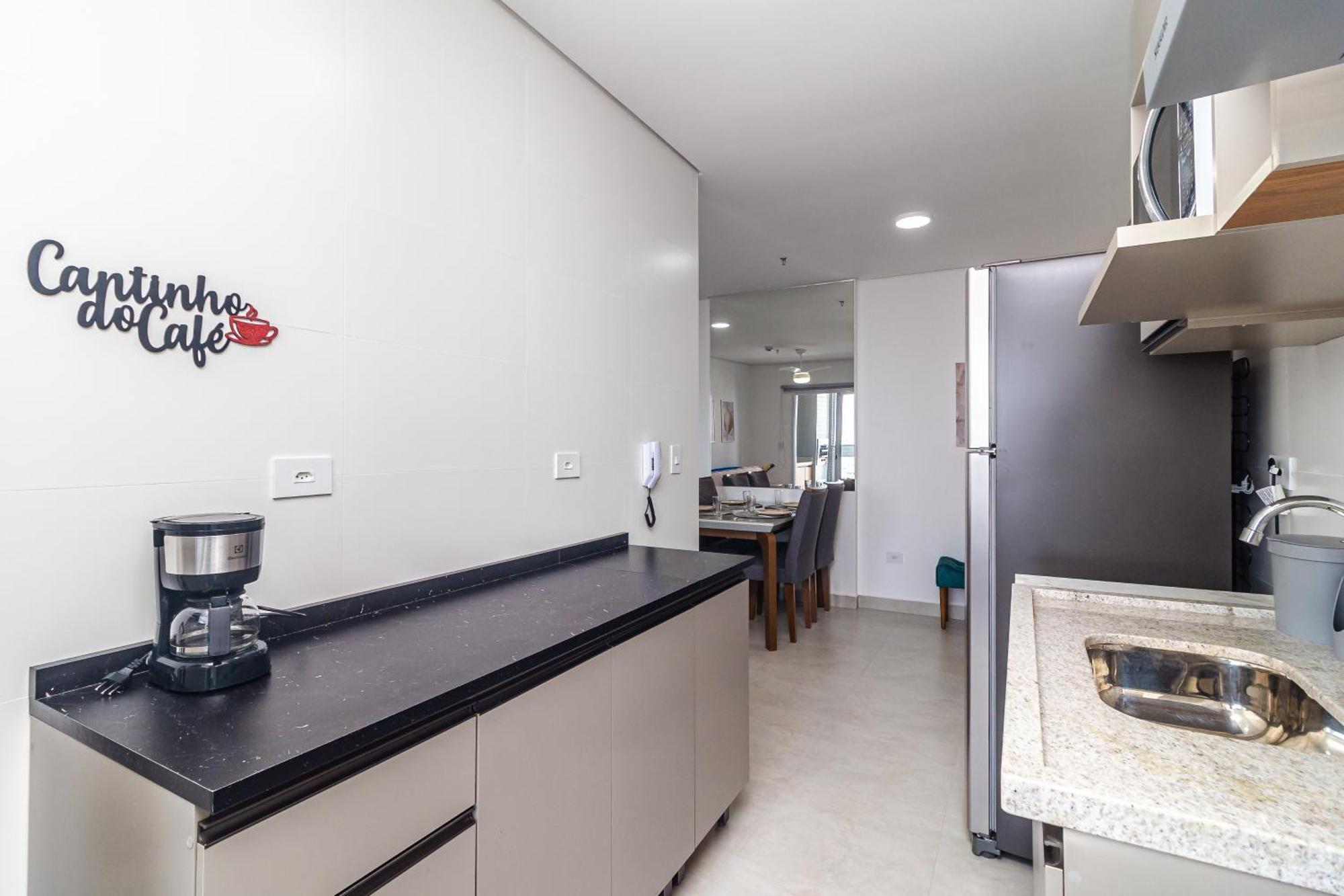 Apto Otima Localizacao A 100M Da Praia, Piscina, Ar Condicionado, Garagem E Portaria 24H プライア・グランデ エクステリア 写真