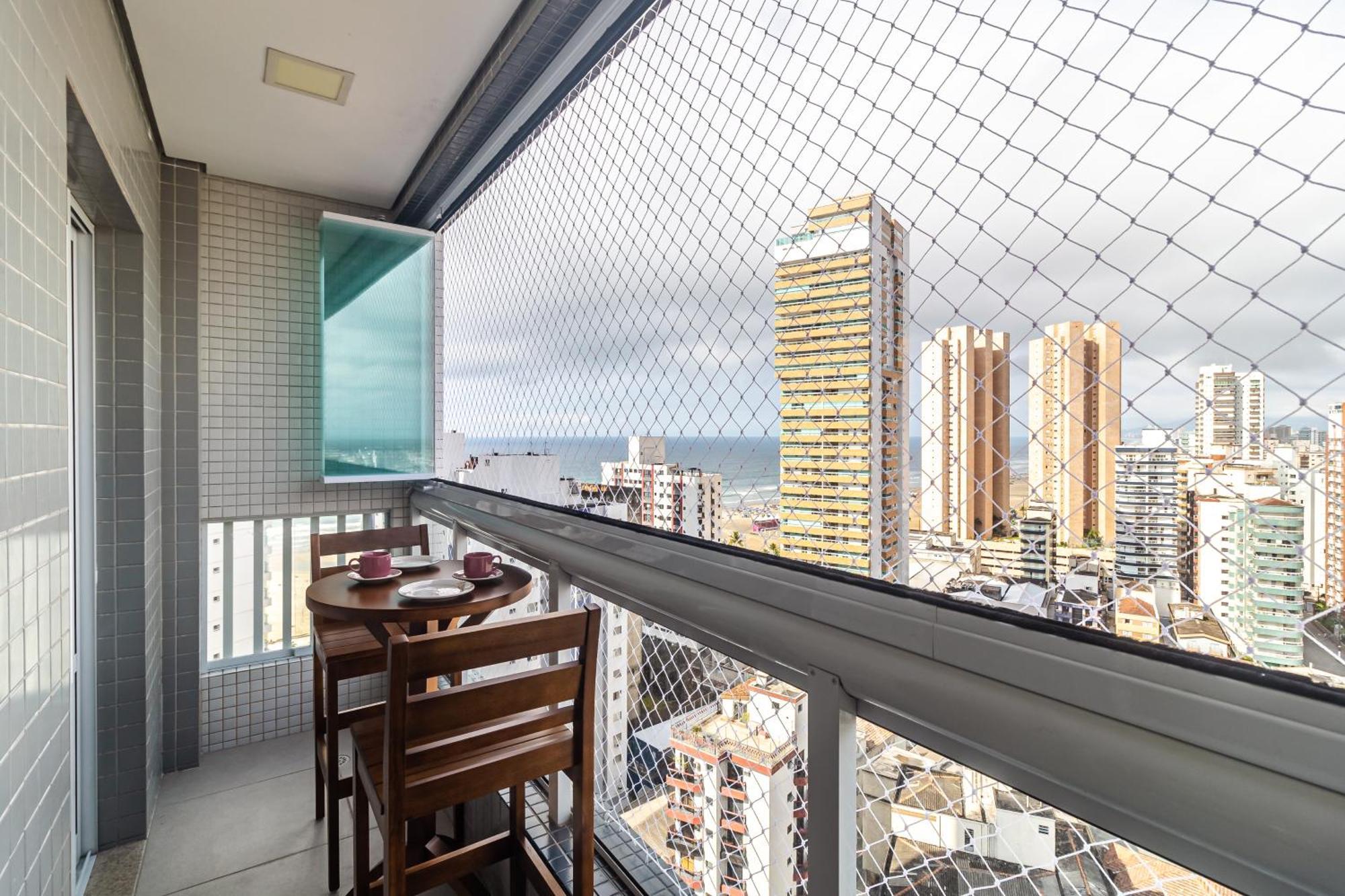 Apto Otima Localizacao A 100M Da Praia, Piscina, Ar Condicionado, Garagem E Portaria 24H プライア・グランデ エクステリア 写真