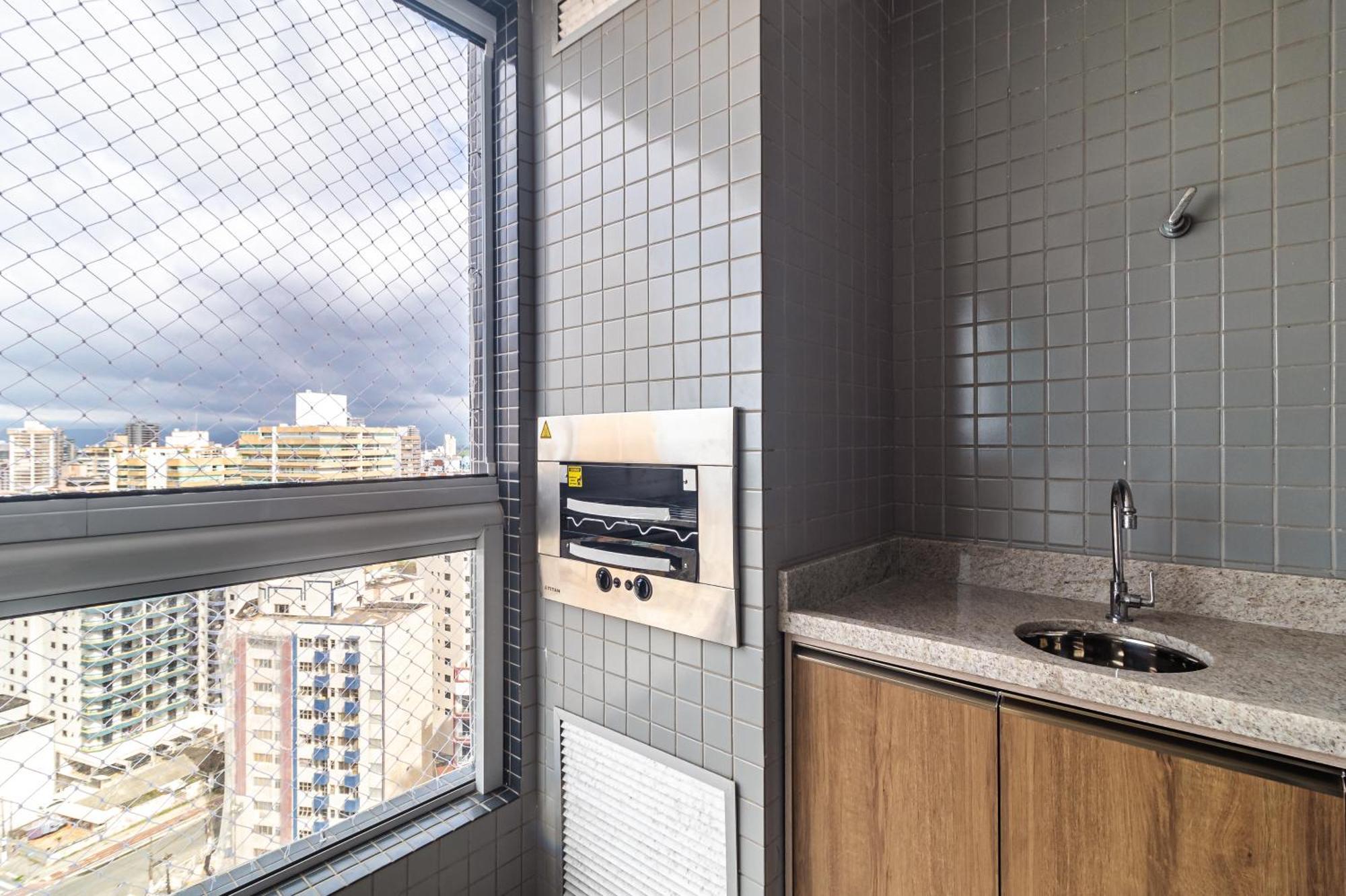 Apto Otima Localizacao A 100M Da Praia, Piscina, Ar Condicionado, Garagem E Portaria 24H プライア・グランデ エクステリア 写真